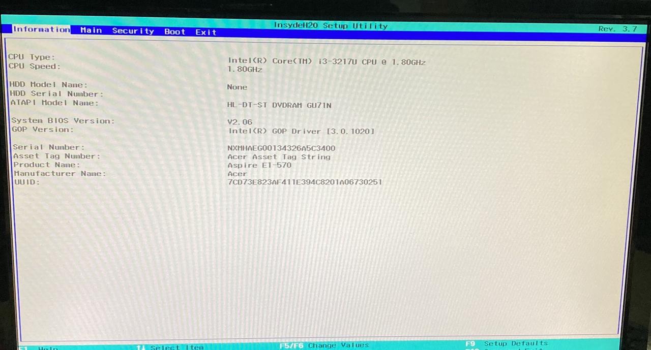 Б/У Материнская Плата Acer Aspire E1-570 , Intel UMA , Intel Core.