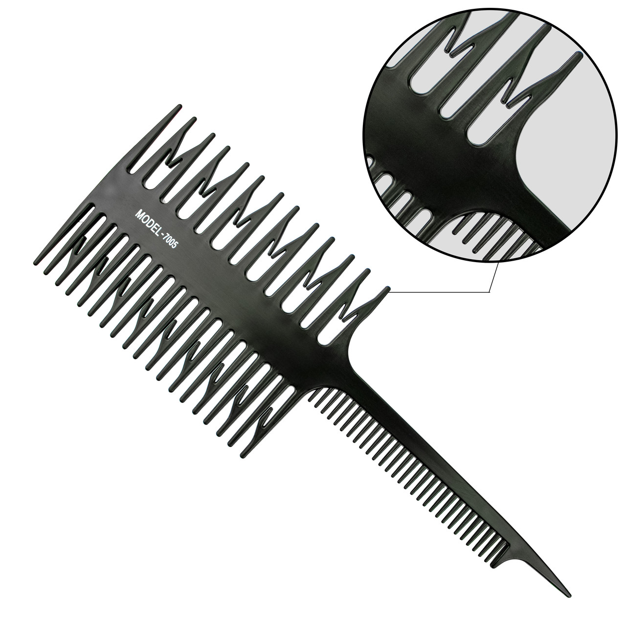 Гребінь для мелірування 3-х сторонній COMB 7005