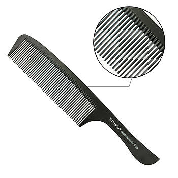 Гребінь Carbon T&G чорний з ручкою 8138