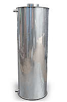 Бак теплообмінник на трубу димоходу AISI 304, 110 мм, 59 л