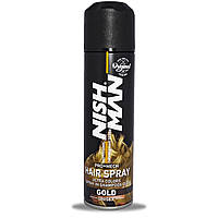 Спрей для волос окрашивающий Nishman Hair Coloring Spray Gold золотой 150мл