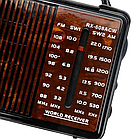 Портативний радіоприймач GOLON RX-608 | Приймач FM, AM, SW1, SW2, TV | Радіо переносне, фото 4