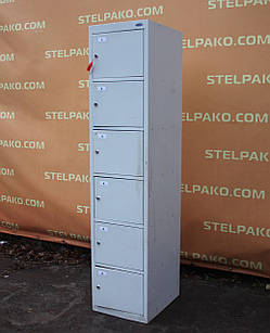 Камера, локер для магазину на 6 клітинок 180х30х50 см., Б/у