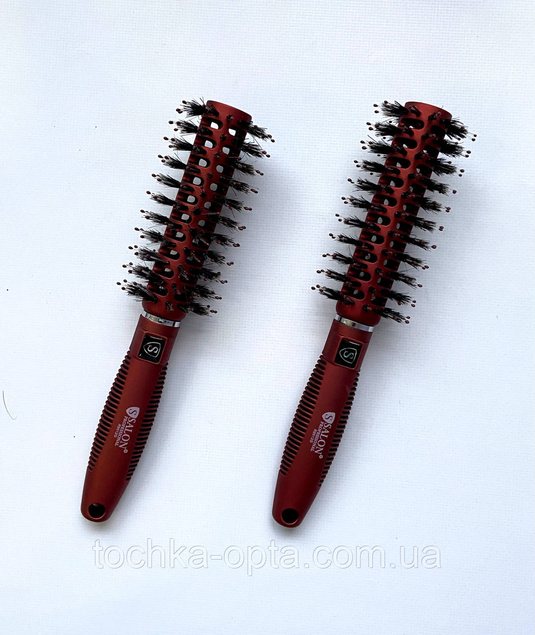 Брашинг для волосся SALON PROFESSIONAL продувний із комбінованою щетиною 9512G, фото 1