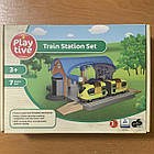 🚗 Набір вокзал для дерев'яної залізниці Playtive Junior, фото 3