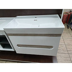 Підвісна тумба з умиванням. Veronis Ren 80х48х50 + дзеркало, фото 3