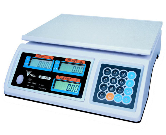 Весы торговые Digi DS 700 B (6 кг) ― УкрВесы Весы торговые Digi DS 700 B (6 кг) ― УкрВесы