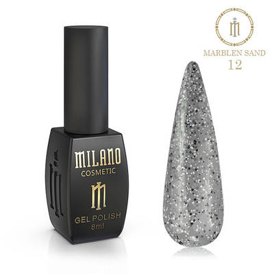 Гель-лак Milano 8ml (MARBLEN SAND) №12