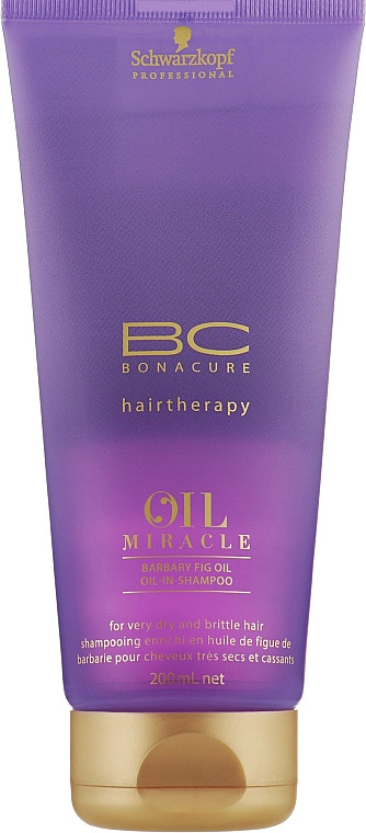 Відновлюючий шампунь з маслами і кератином Schwarzkopf Professional Bc Oil Miracle Barbary Fig Shampoo 200 мл