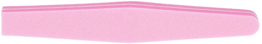 Пилка-баф для нігтів двостороння, трапеція 100\180, рожева Mimo Buffer 2Way Diamond Pink 1 шт, фото 1