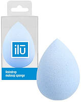 Спонж-капля для макияжа, голубой Ilu Sponge Raindrop Blue 1 шт