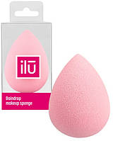 Спонж-капля для макияжа, розовый Ilu Sponge Raindrop Pink 1 шт
