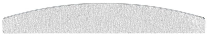 Пилочка для нігтів "півкруг" сіра Mimo Nail File Bridge Zebra 150/150 1 шт