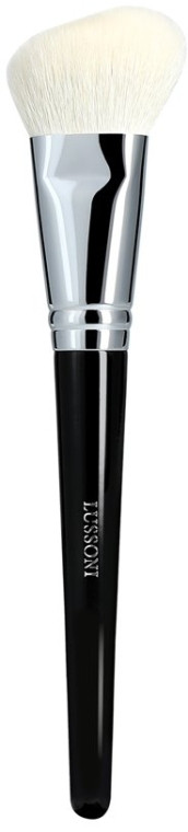 Скошений пензлик для рум'ян та пудри Lussoni PRO 300 Angled Blush Brush, фото 1