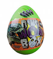 Дитячий набір для творчості в яйці "Dino WOW Box" DWB-01-01U, 20 предметів (Зелений)