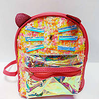 Рюкзак дитячий для дівчинки шкірозамінник