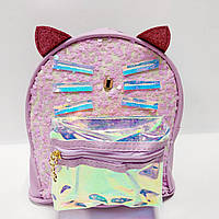 Рюкзак дитячий для дівчинки шкірозамінник