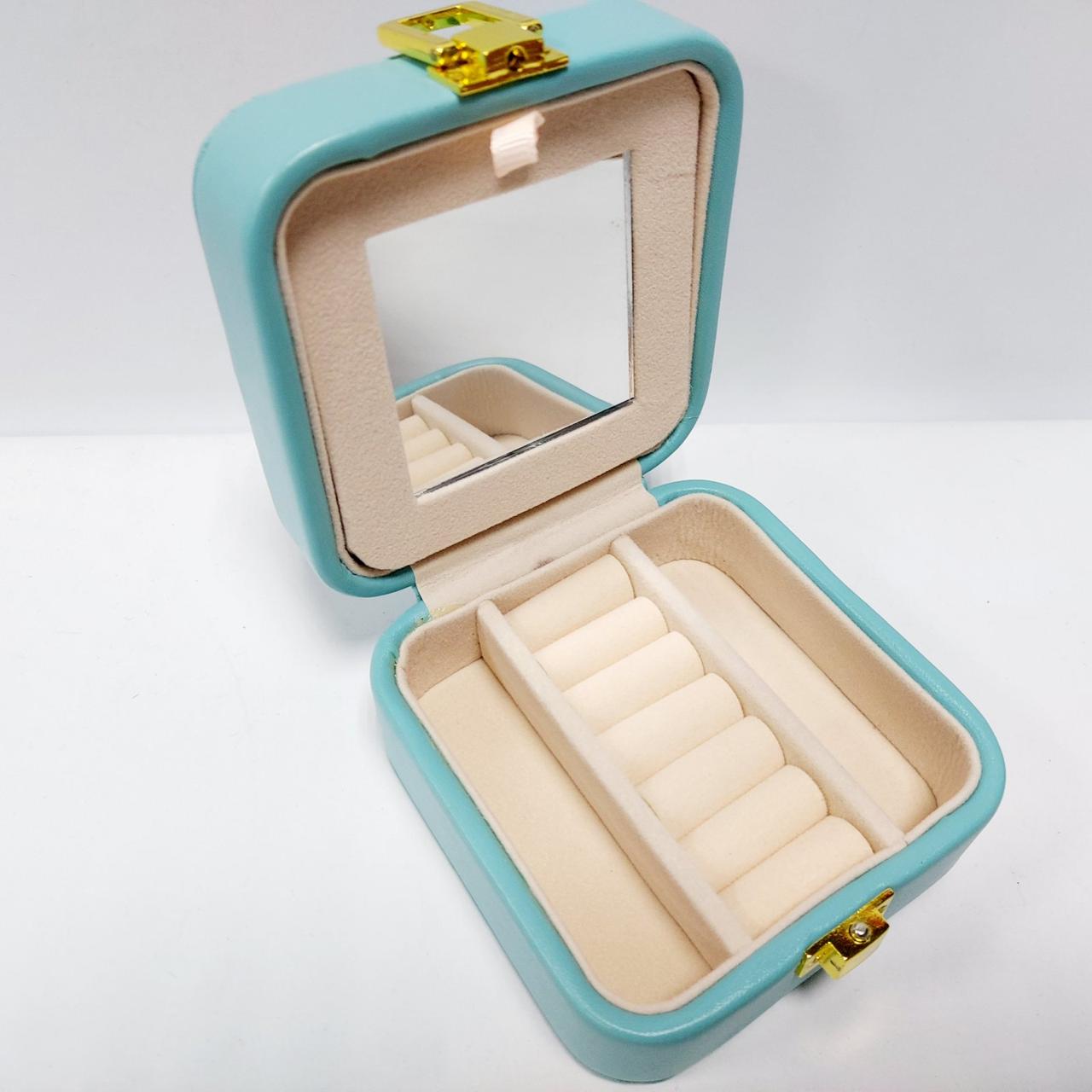 Скринька маленька бірюзова для прикрас, фото 1