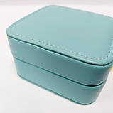 Скринька маленька бірюзова для прикрас, фото 4