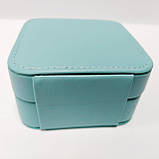 Скринька маленька бірюзова для прикрас, фото 5