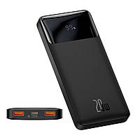 Внешний аккумулятор Power Bank Baseus Bipow Digital Display 10000mAh 20W 3A 2USB 1Type-C Black (PPDML-L01)