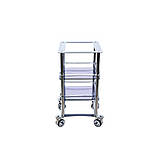 Столик для косметолога Візок косметологічний етажерка для апаратів мобільний Design Pure Chrome L, фото 2