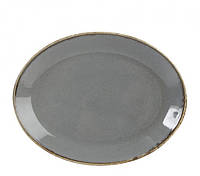Овальная тарелка 24 см темно-серая, Porland Seasons 112124 DG