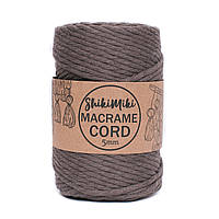 Еко шнур Macrame Cord 5 mm, колір Коричневий