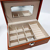 Скринька для прикрас шкірозамінник, фото 2