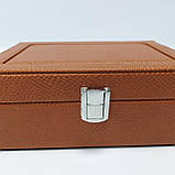 Скринька для прикрас шкірозамінник, фото 4