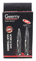 Тример ProGemei GM-3121 акумуляторний, з насадкою для носа та вух.