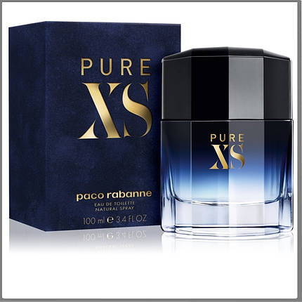 Paco Rabanne Pure XS туалетна вода 100 ml. (Пако Рабан Пур Ікс Ес), фото 2