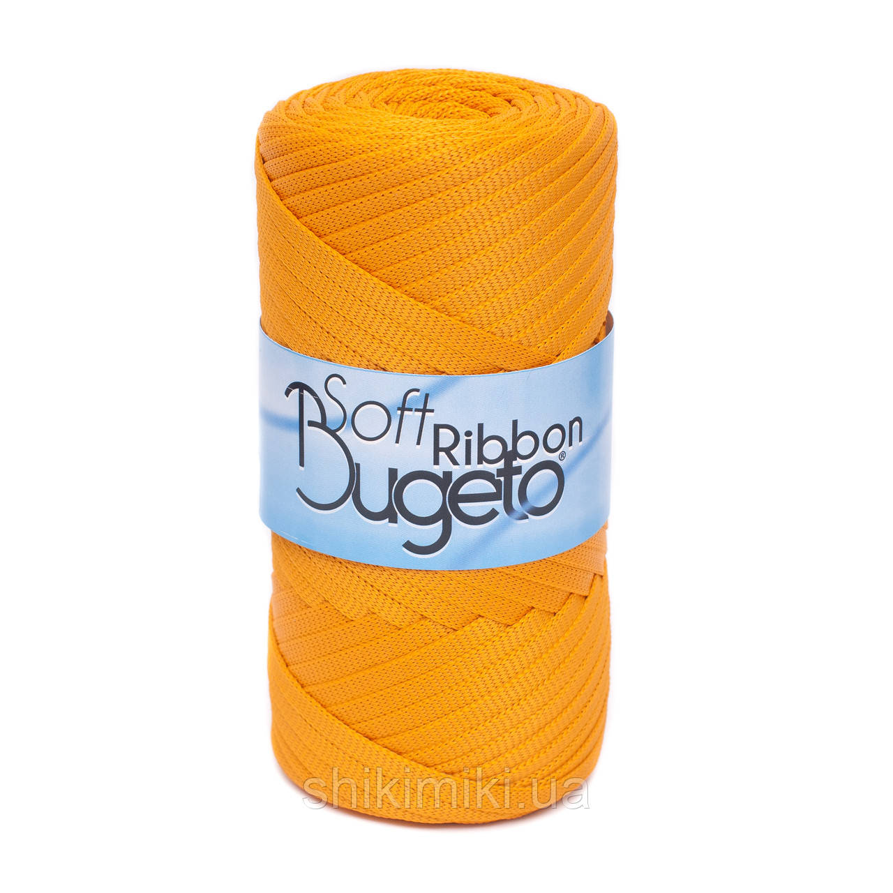 Плоский шнур поліефірний Bugeto Soft Ribbon, колір Гірчиця