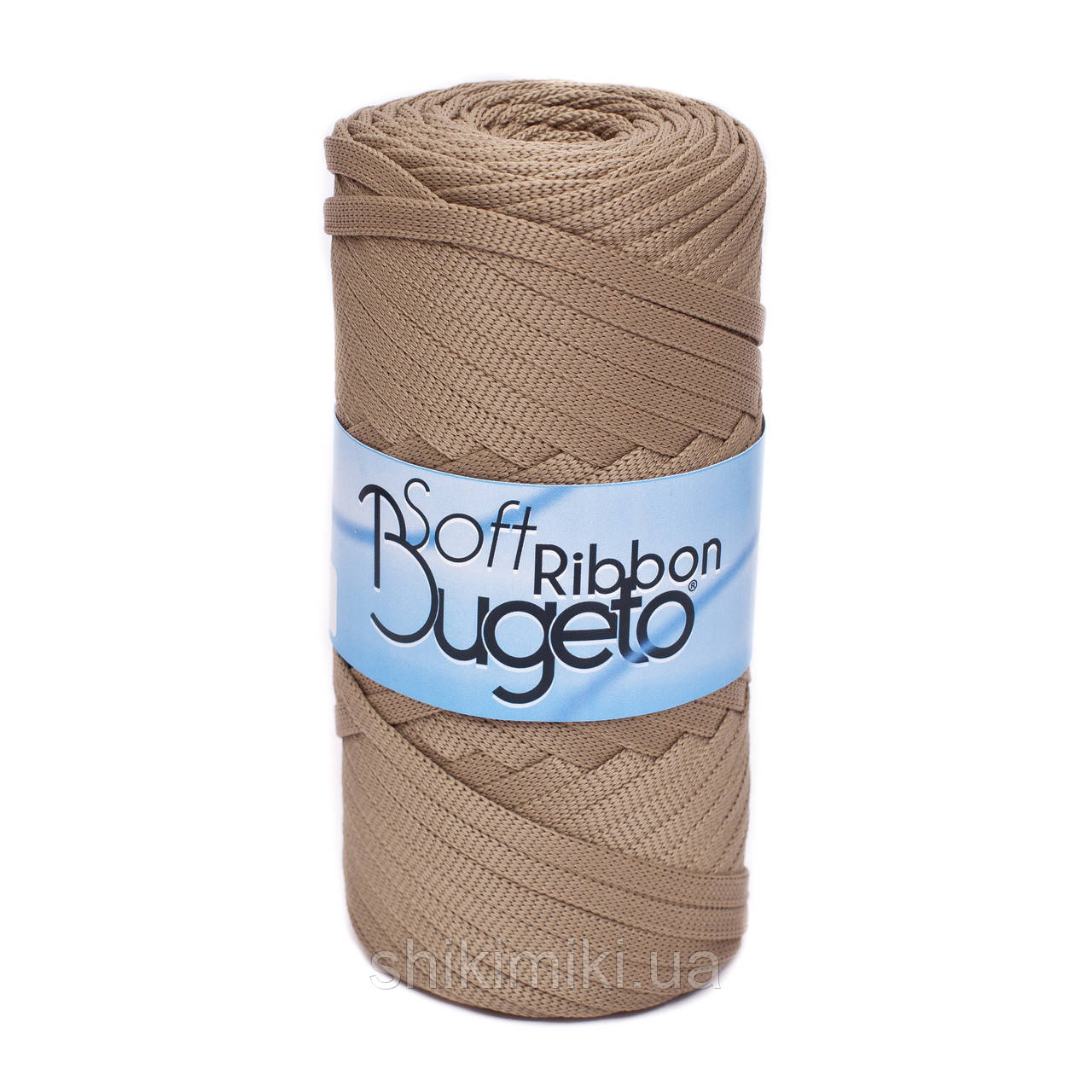 Плоский шнур поліефірний Bugeto Soft Ribbon, колір Світле какао