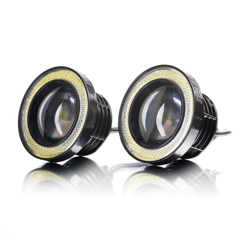 Протитуманні фари LED з ангельськими очками 64 mm 10 W 3200 lm (2 шт.)