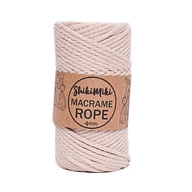 Еко шнур Shikimiki Rope 4mm, колір Латте