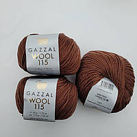 Gazzal Wool 115 (Газал Вул 115) - 3312 корица