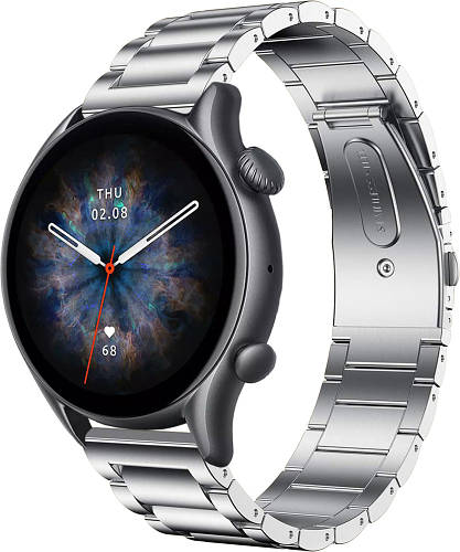 Купить Металлический браслет Shape для Amazfit GTR 3 Pro Серебристый ...