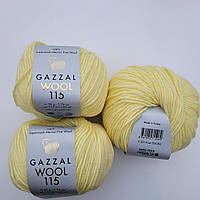 Gazzal Wool 115 (Газал Вул 115) - 3314 лимонный