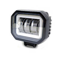 Светодиодная противотуманная фара LED V76-30W-S с ободком (1шт)