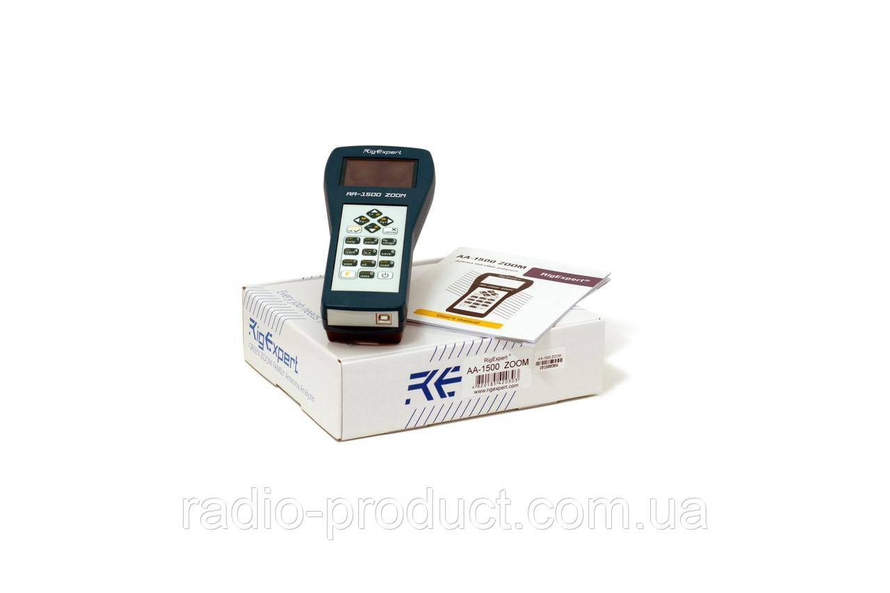RigExpert AA-1500 ZOOM - Анализатор антенн (0.1 ... 1500 МГц) - фото 2 - id-p1533830666