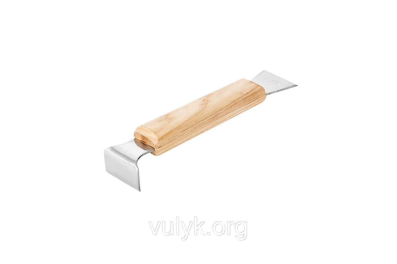 Стамеска неіржавка з дерев'яною ручкою 160 мм