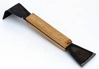Стамеска чёрная c деревянной ручкой 200 мм