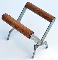 Захват для рамок из оцинкованной стали с деревянной ручкой