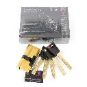 Циліндр замка Шерлок HK ключ/ключ 60 мм (30х30)-BR (золото), фото 2