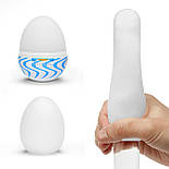 Мастурбатор-яйцо Tenga Egg Wind із зигзагоподібним рельєфом 777Store.com.ua, фото 3