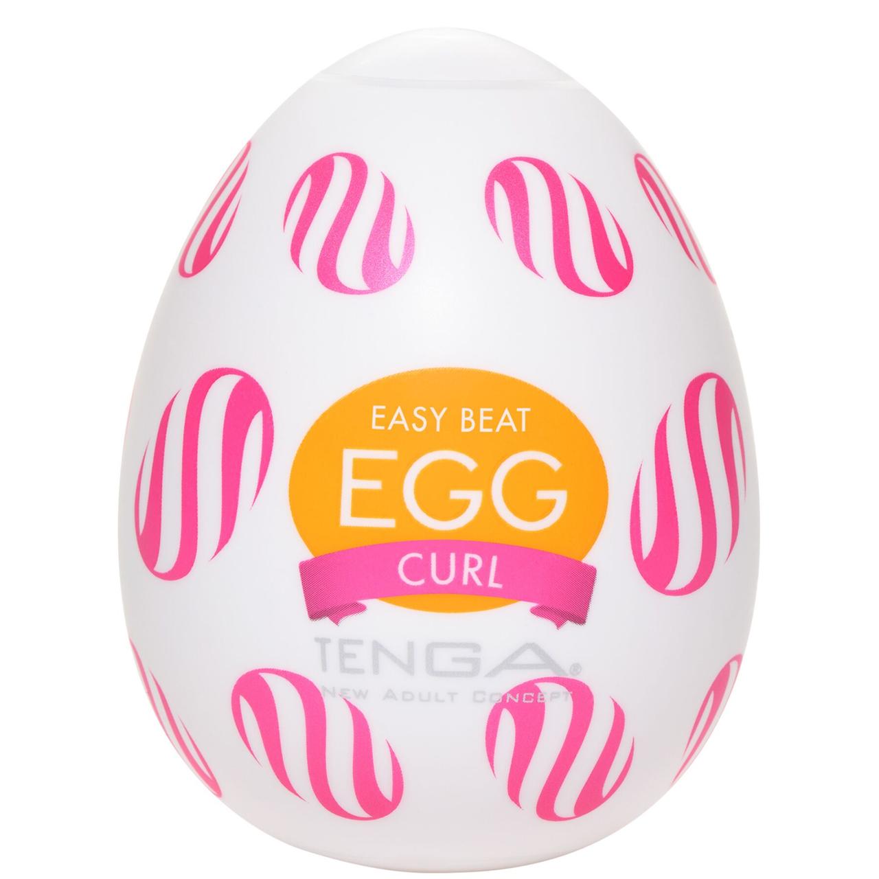 Мастурбатор-яйцо Tenga Egg Curl з рельєфом із шишечок 777Store.com.ua, фото 1