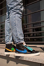 Чоловічі кросівки Nike Blazer Mid 77 Black Multicolor ALL06762, фото 3