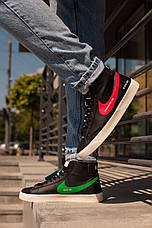 Чоловічі кросівки Nike Blazer Mid 77 Black Multicolor ALL06762, фото 4