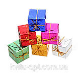 Новорічна прикраса «набір подарунків 6 шт» 5 см на 5 см, фото 2